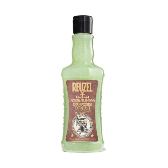 Reuzel Scrub Shampoo- deep cleaning shampoo for men- exfoliant shampoo for men- best shampoo for men