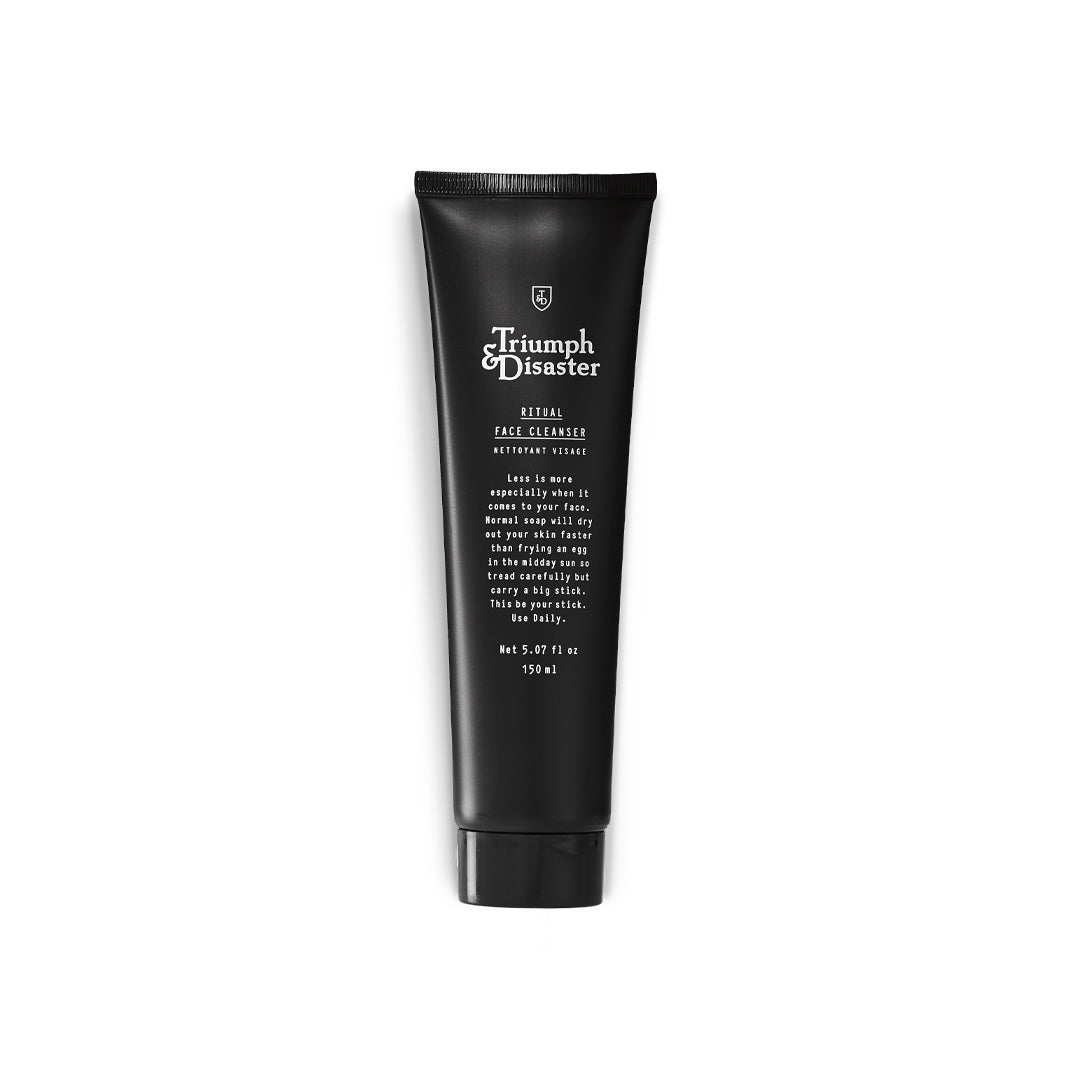 Ritual Face Cleanser by Triumph & Disaster - 150ml - Mens face wash and face cleanser - 2in1 face wash - luxury face cleanser for men - present ideas for men